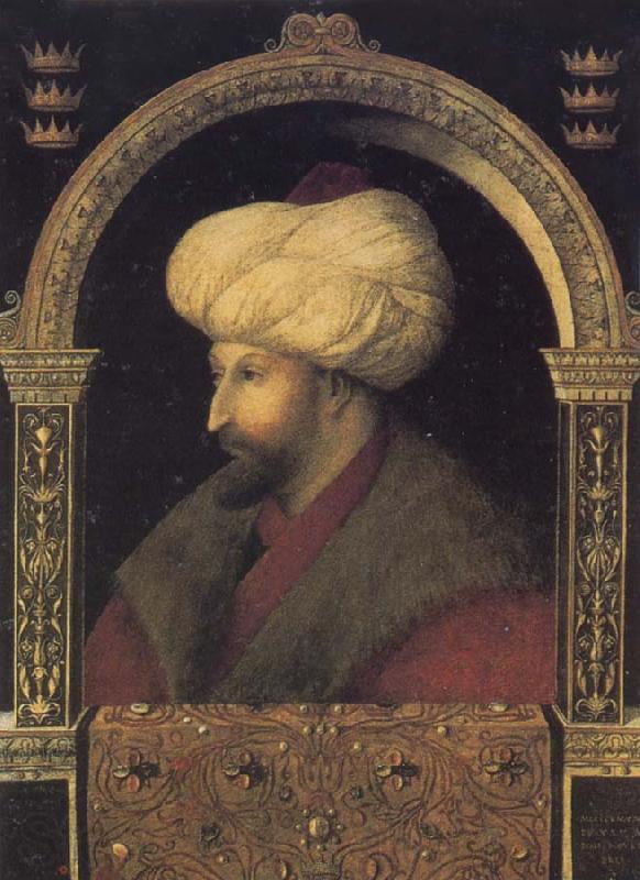 Gentile Bellini Portrait of the Ottoman sultan Mehmed the Conqueror Norge oil painting art